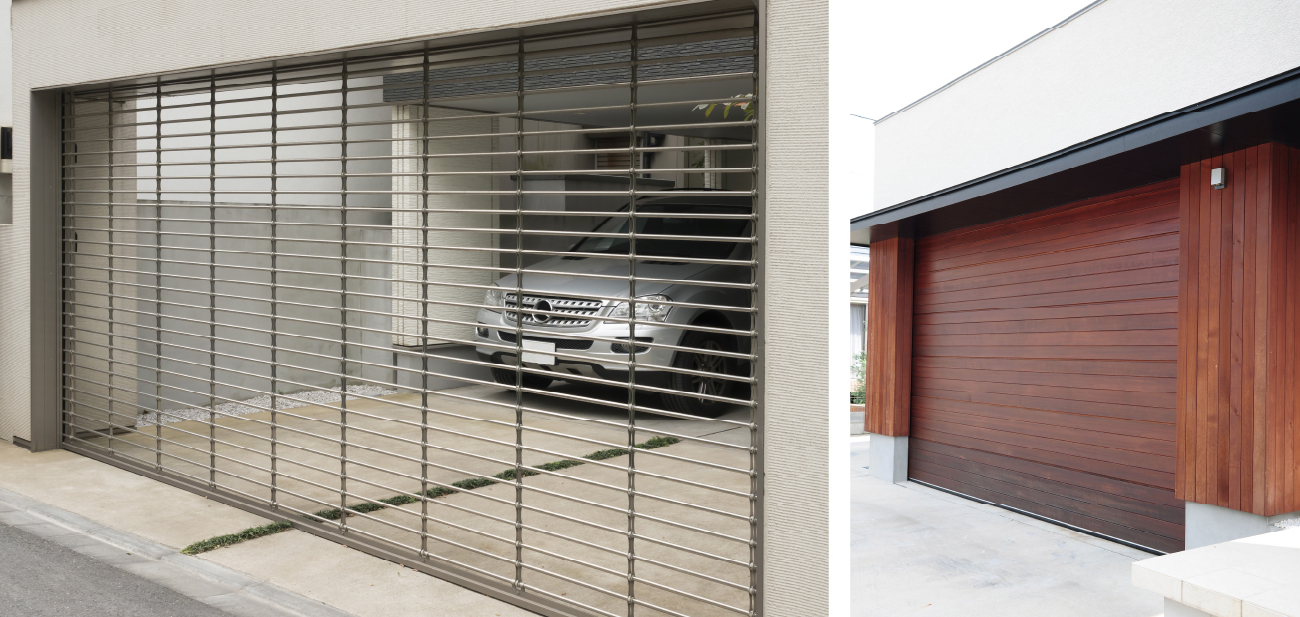 ガレージのシャッター
