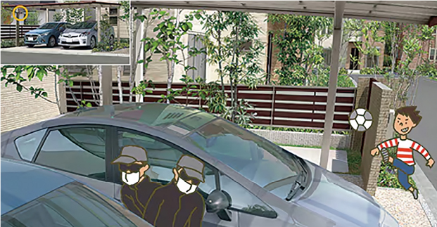 防犯カメラ録画イメージ