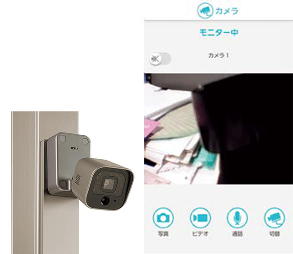 防犯カメラと録画映像