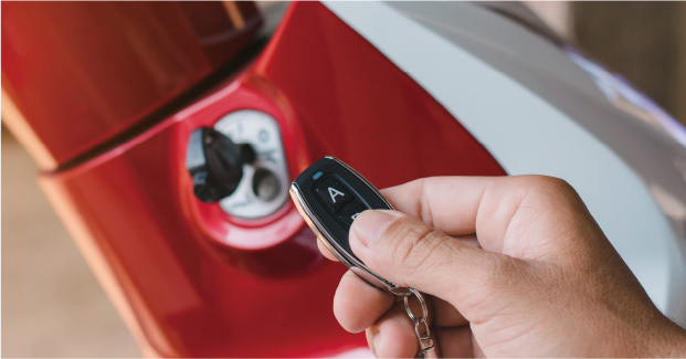 バイクのスマートキー