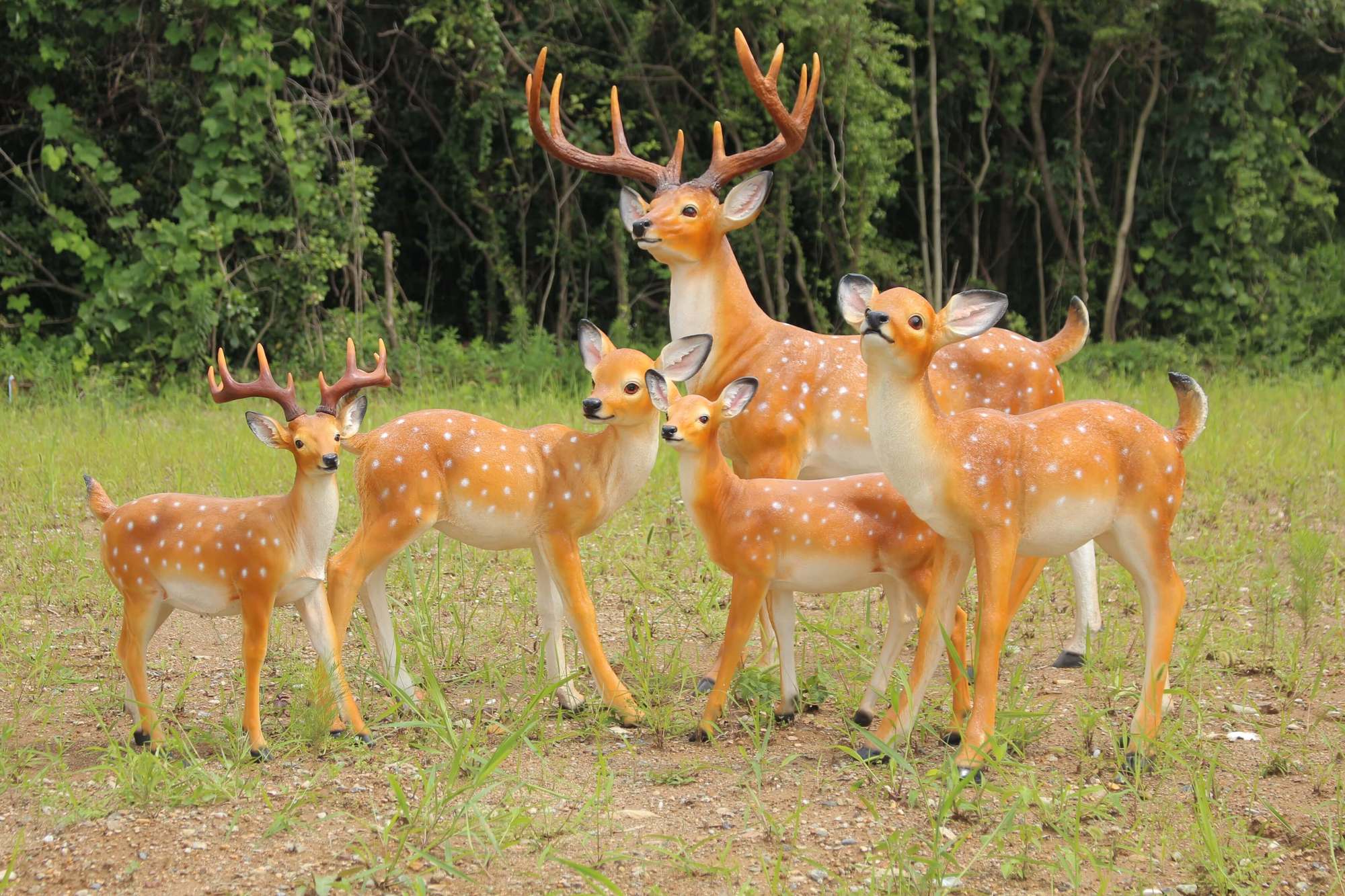 鹿 動物オブジェ ガーデン