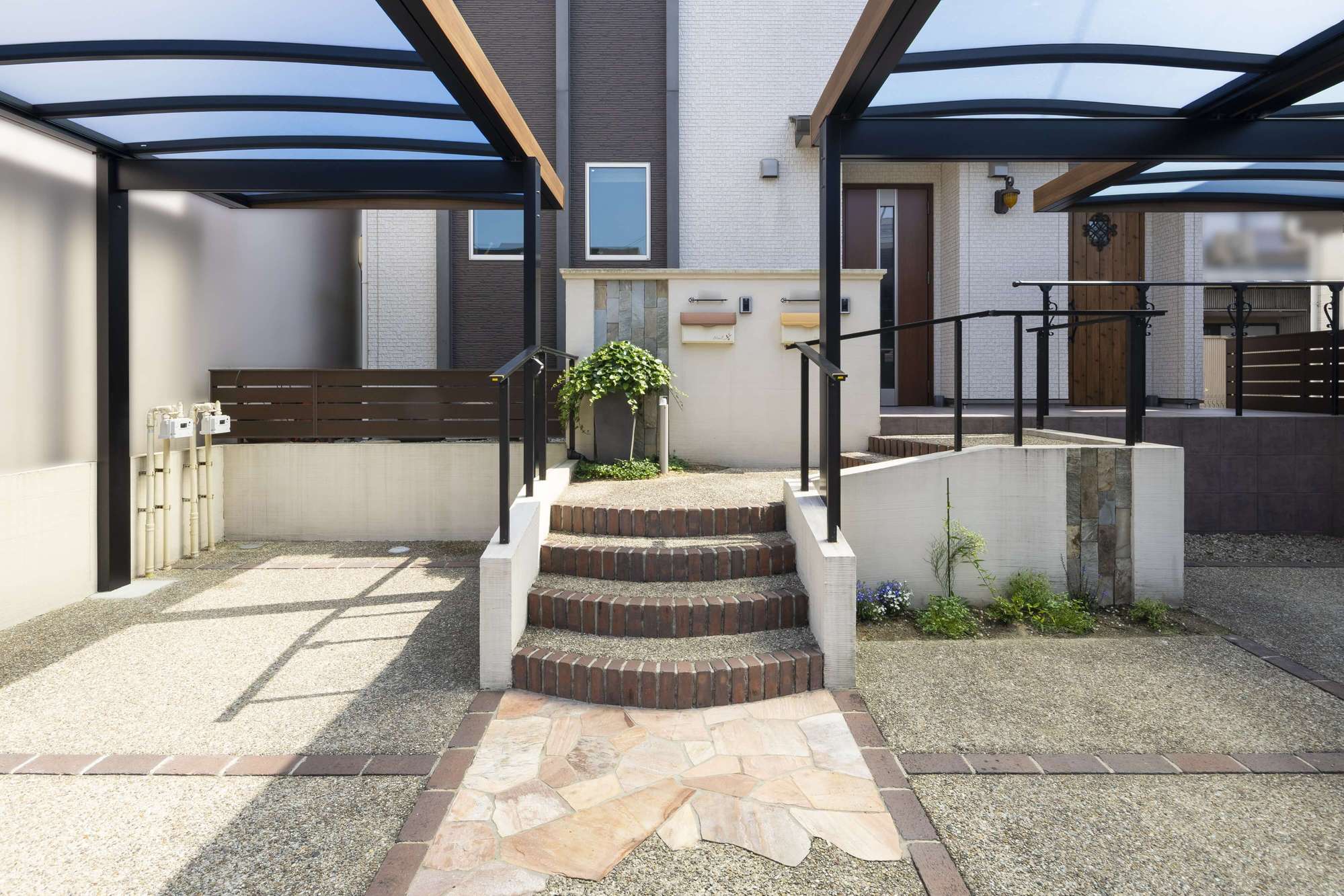 愛知県 名古屋市 リフォーム 外構 リフォーム外構 カーポート エクステリア おしゃれ 高級感 三協アルミ アゼスト デザイン