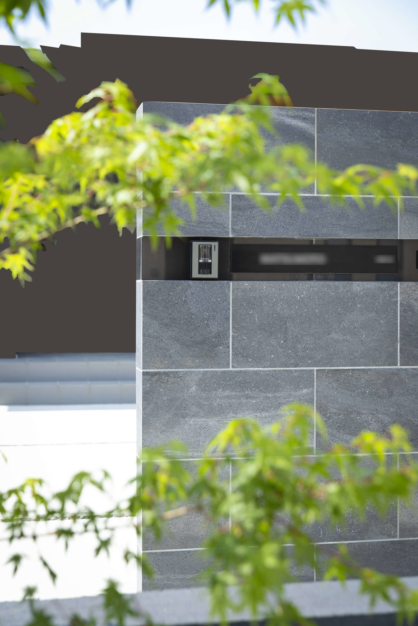 新築外構 シンプルモダン おしゃれ かっこいい 平屋住宅 アイ工務店 エクステリア 外構デザイン 愛知県 名古屋市 フェンス 目隠し