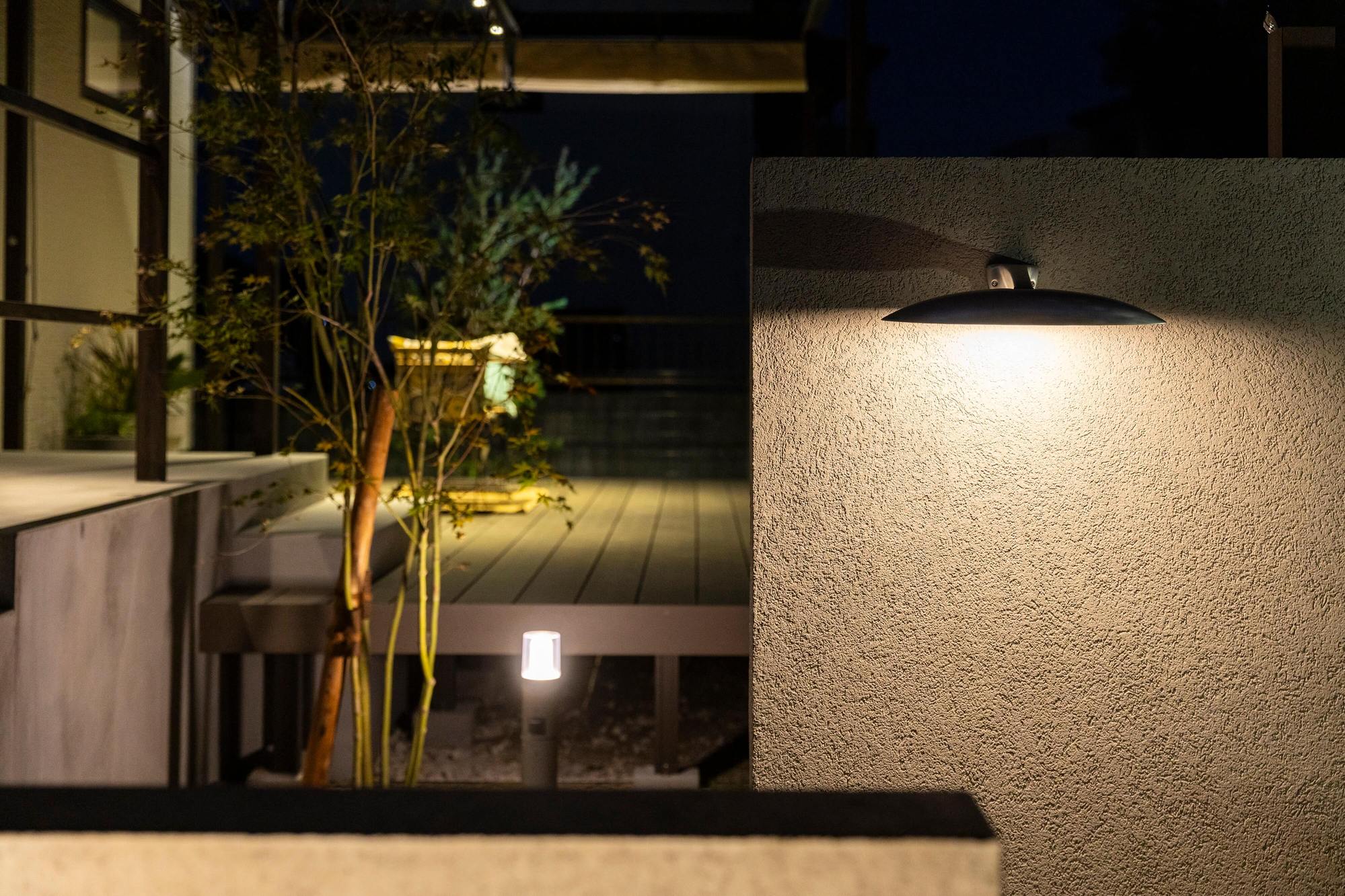 愛知県 新築外構 施工例 リゾート 外構 ガーデン トレーラーハウス レンタルスペース 別荘 パーゴラ ウッドデッキ おしゃれ ガーデンデザイン