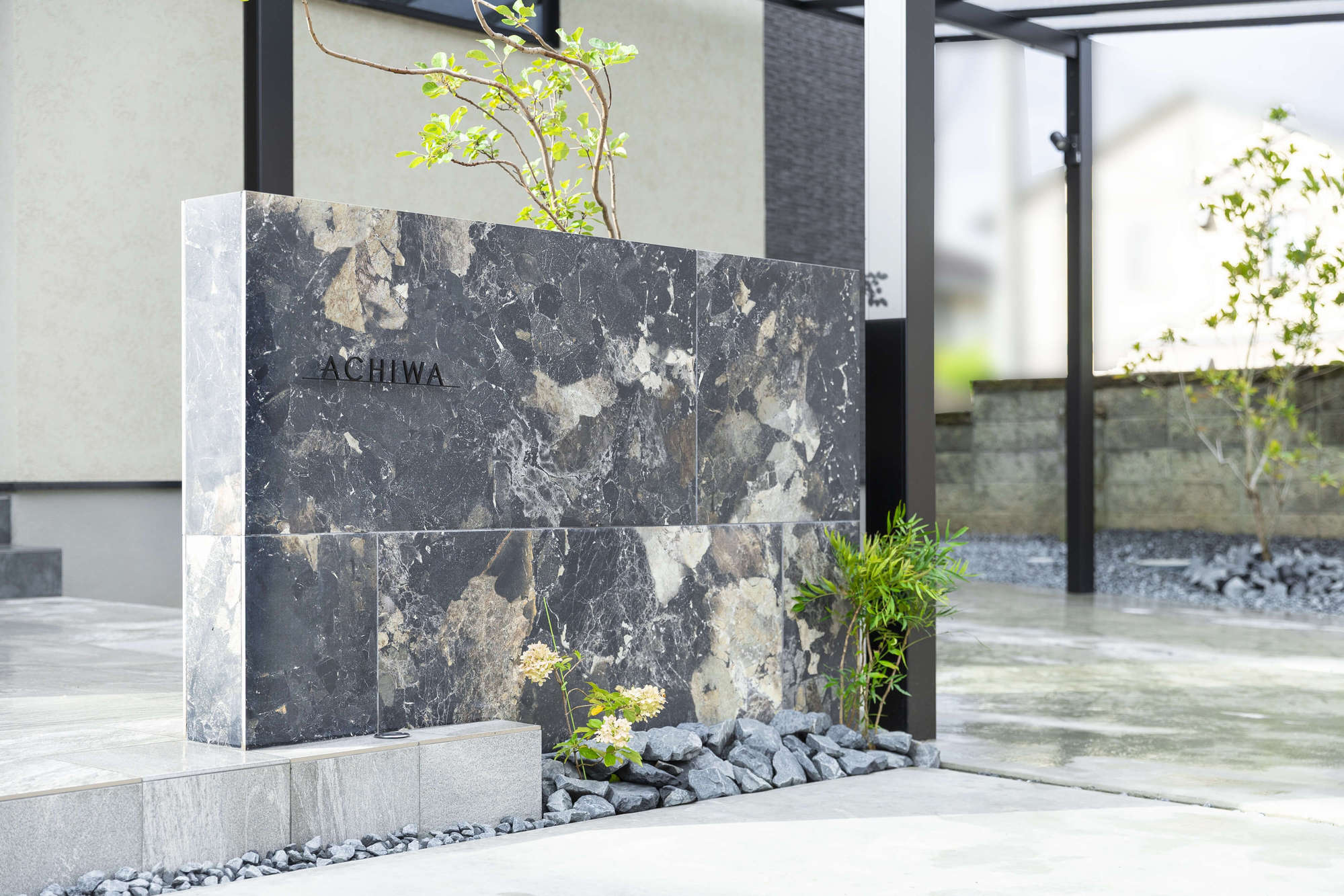 愛知県 名古屋市 一宮市 新築外構 おしゃれ かっこいい ドライガーデン タイル 高級感 住友林業