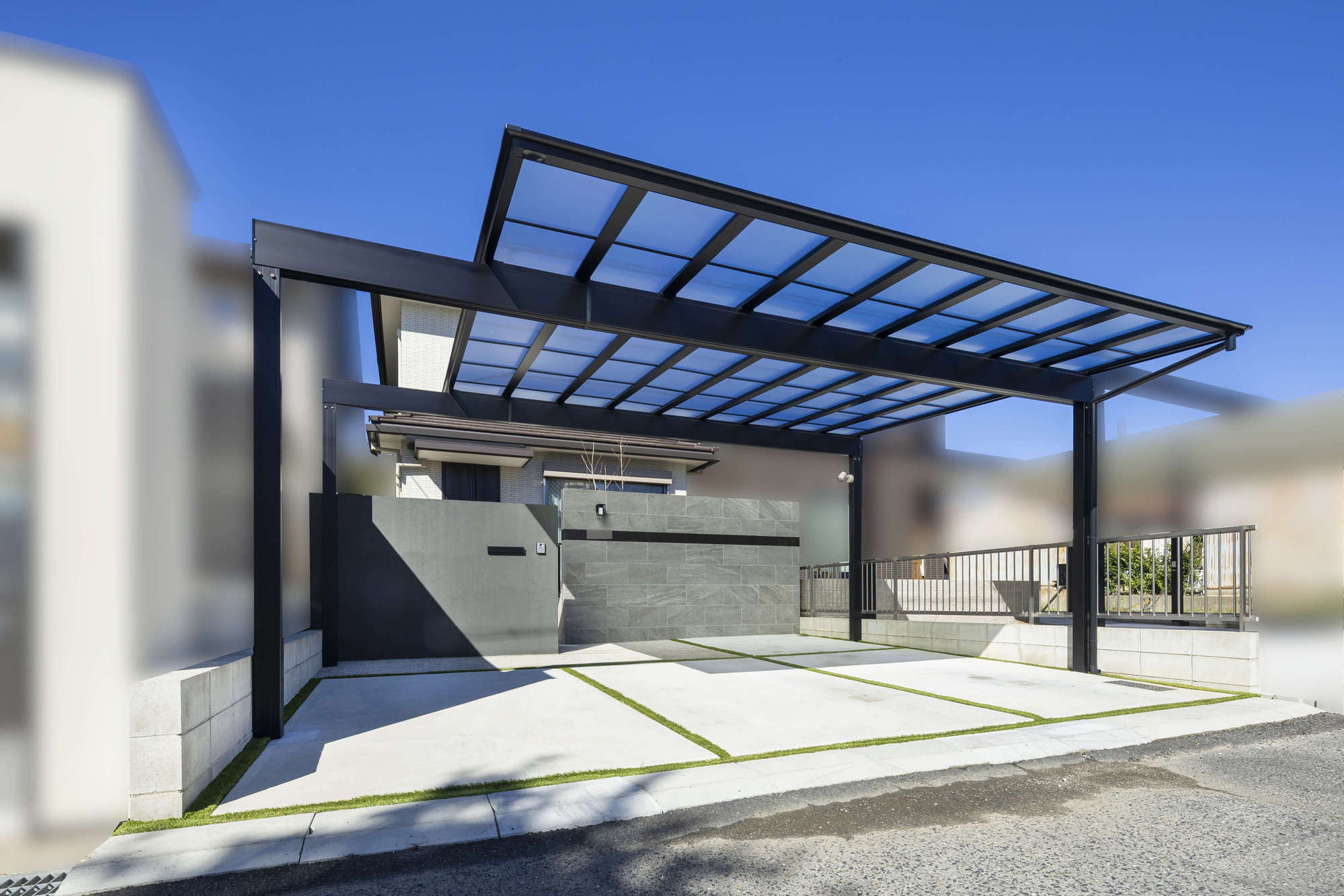 リフォーム リフォーム外構 外構リフォーム 愛知県 名古屋市 刈谷市 ガーデンデザイン ガーデンリビング ガーデンリフォーム カーポート おしゃれ かっこいい 高級感 タイルテラス ガーデンリビング