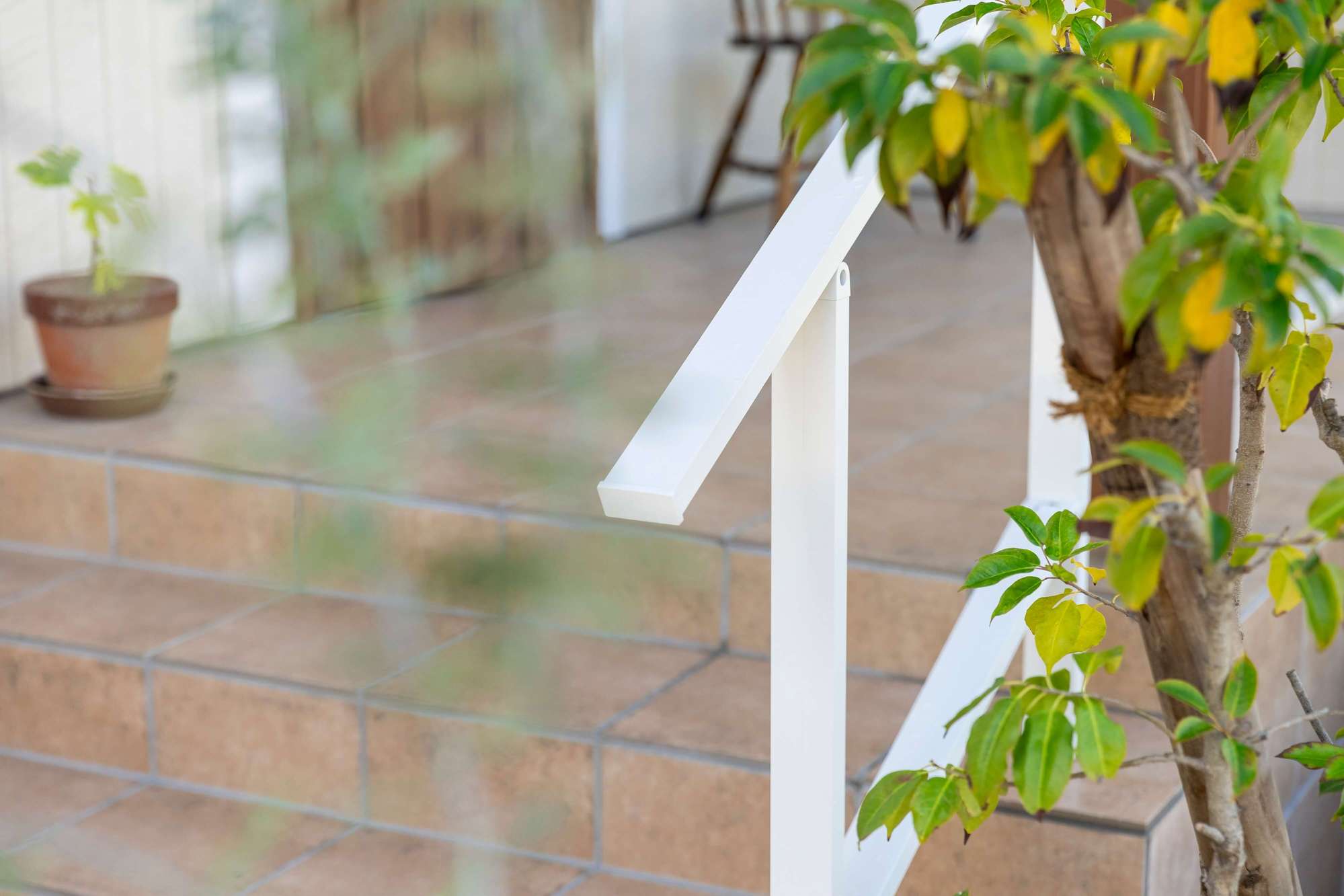 愛知県 名古屋市 新築外構 スロープ 施工例 スウェーデンハウス かわいい おしゃれ 古レンガ アプローチ 門まわり