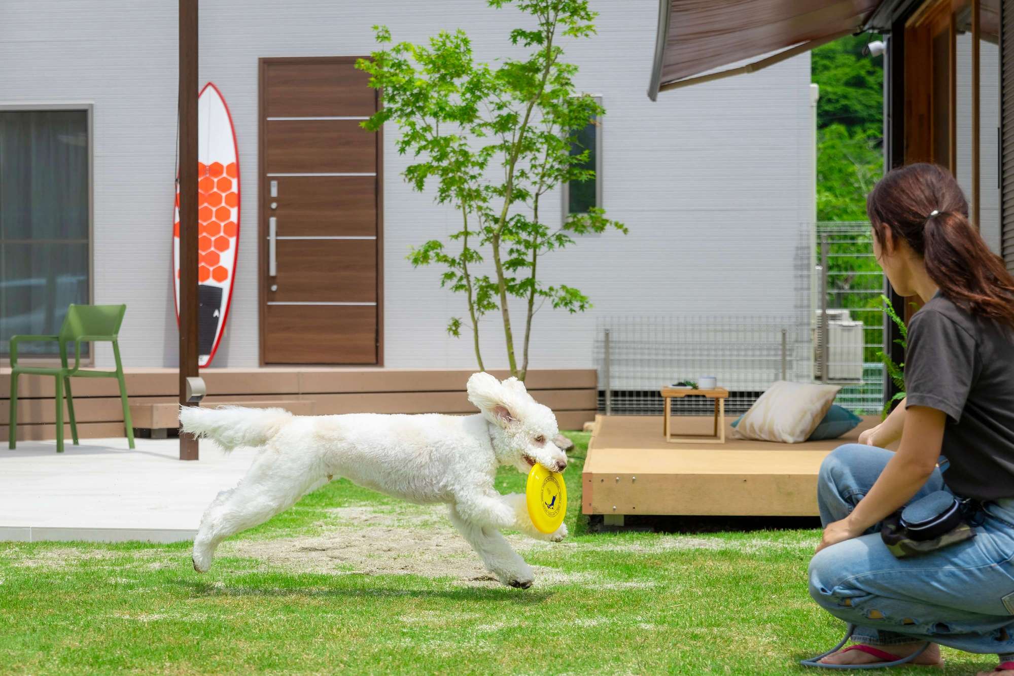 愛知県 名古屋市 南知多 リゾート 別荘 ドッグラン トレーラーハウス コンテナハウス ドッグガーデン ガーデンファニチャー パーゴラ ガーデンデザイン エクステリア