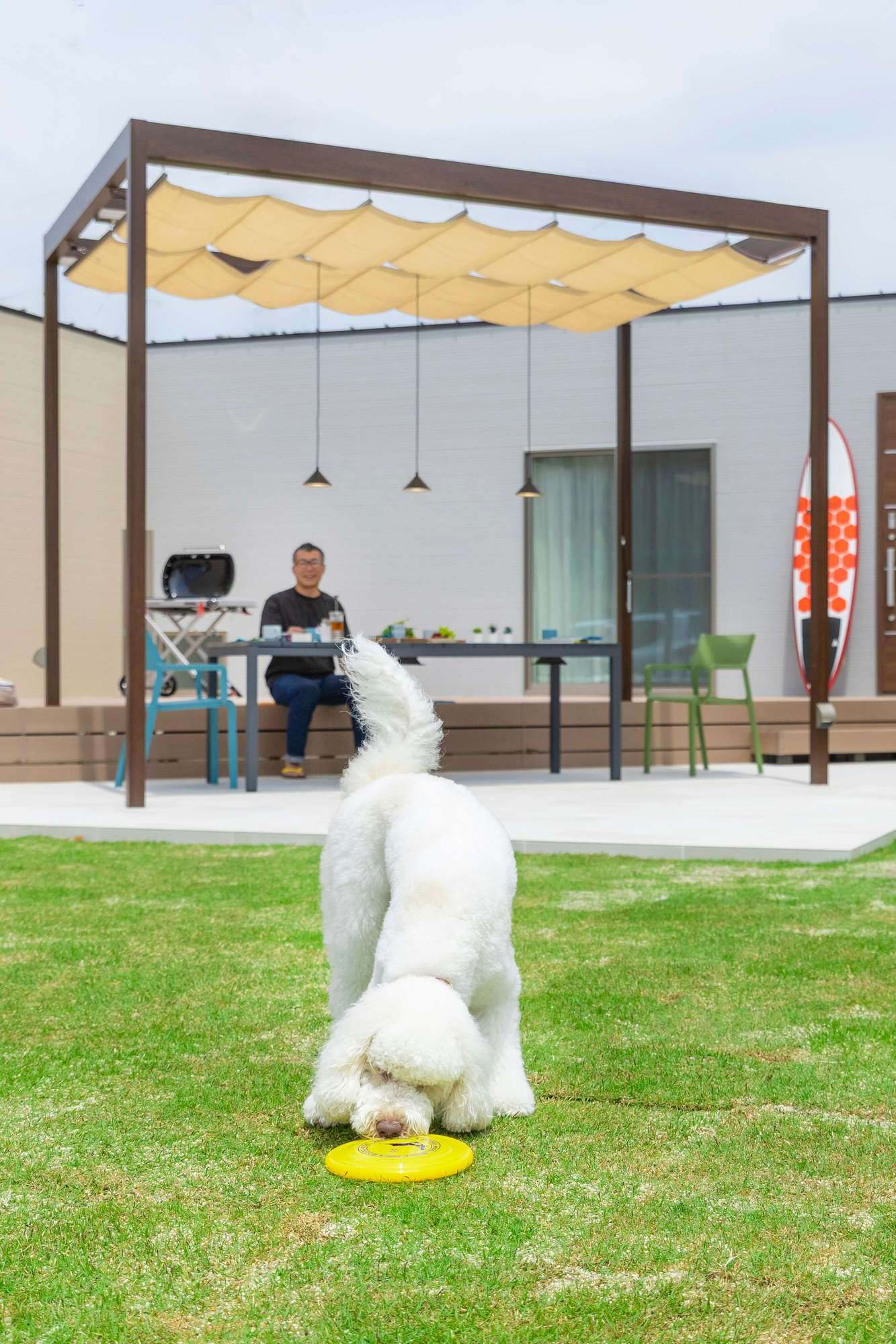愛知県 名古屋市 南知多 リゾート 別荘 ドッグラン トレーラーハウス コンテナハウス ドッグガーデン ガーデンファニチャー パーゴラ ガーデンデザイン エクステリア