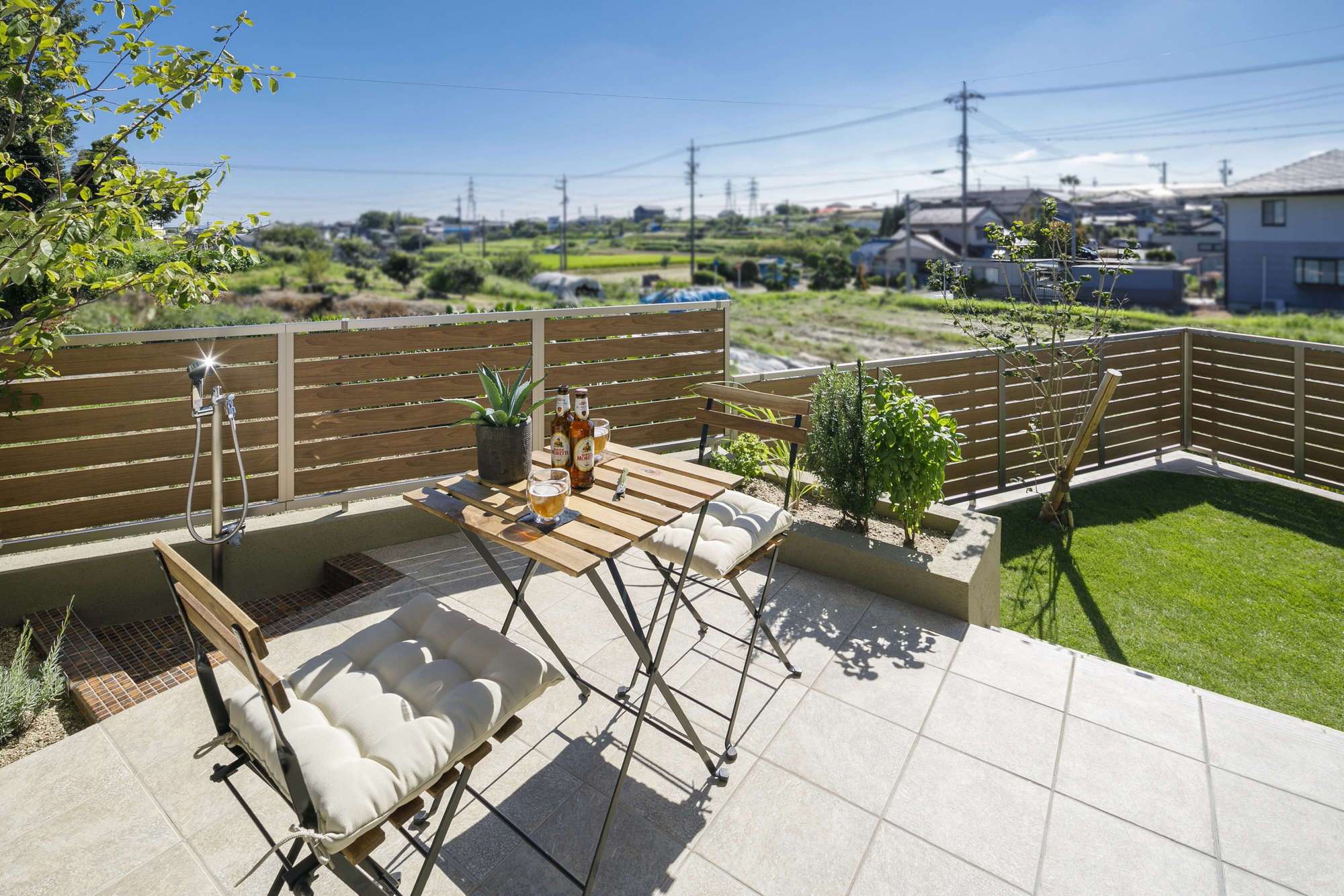 愛知県　庭 ガーデン ガーデンデザイン ペットと過ごす庭 トイプードル